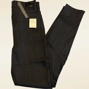 Level 99 Tanya High Rise Skinny Jeans | dark grey stretch jeans NWT size 28